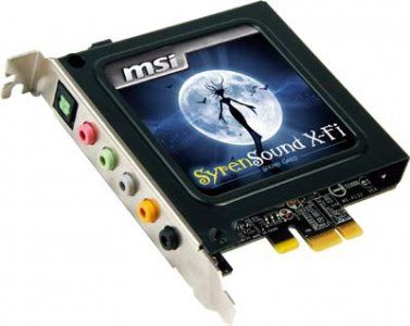 MSI SyrenSound X-Fi audio card