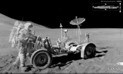 Apollo 15 Astronaut and Rover