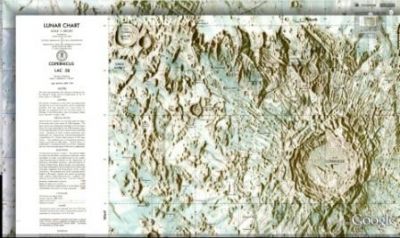 Topographical Maps - Lunar Chart detail