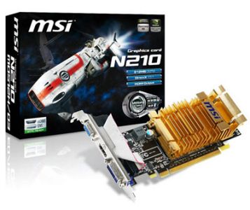 MSI N210 Graphics Card MSI N210